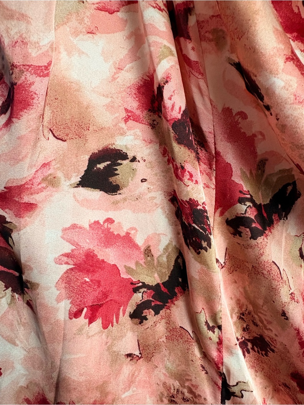 Jones New York Floral Cowl Neck Camisole in Blush and Red - 20W - Picture 5 of 6